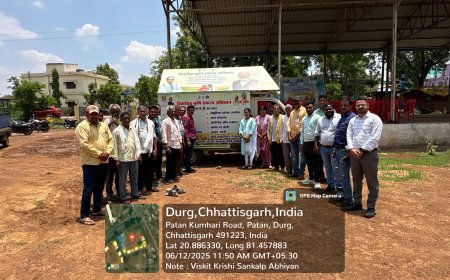 विकसित कृषि संकल्प अभियान अंतर्गत किसानों को दी गई जानकारी