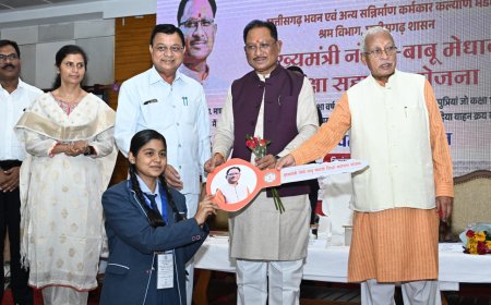 श्रमिक परिवारों के सशक्तिकरण और उत्थान के लिए समर्पित है हमारी सरकार : मुख्यमंत्री विष्णु देव साय