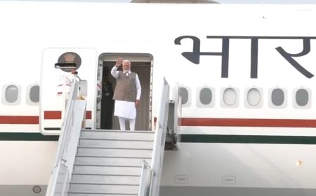 पीएम मोदी साइप्रस के लिए रवाना, करेंगे तीन देशों की यात्रा