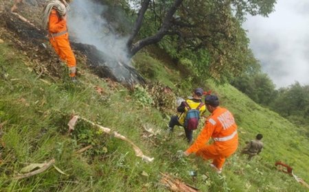 केदारनाथ-गुप्तकाशी के बीच हेलीकॉप्टर क्रैश: 7 की मौत, सीएम धामी ने जताया शोक
