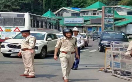 टूरिस्ट सीजन में शिमला में 2.25 लाख व्हीकल्स की एंट्री, शहर में 21 ट्रैफिक बाइक राइडर्स तैनात