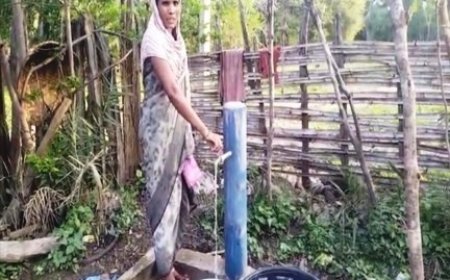 सुदूर बीजापुर के गुंजेपर्ती में अब हर घर नल से पहुंच रहा जल