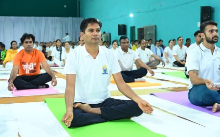 प्रधानमंत्री के नेतृत्व में योग के माध्यम से हो रही सांस्कृतिक विरासत की पुनर्स्थापना: वित्त मंत्री ओ.पी. चौधरी