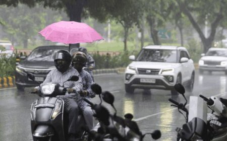 दिल्ली में मौसम ने ली करवट, कई इलाकों में हुई बारिश; उमस भरी गर्मी से लोगों को मिली राहत