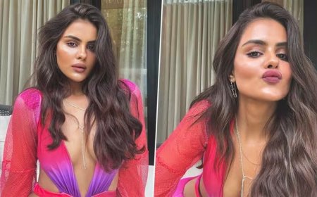 इंस्टाग्राम पर प्रियंका चहर चौधरी ने शेयर की ग्लैमरस तस्वीरें, फैंस बोले टिप टिप बरसा लुक
