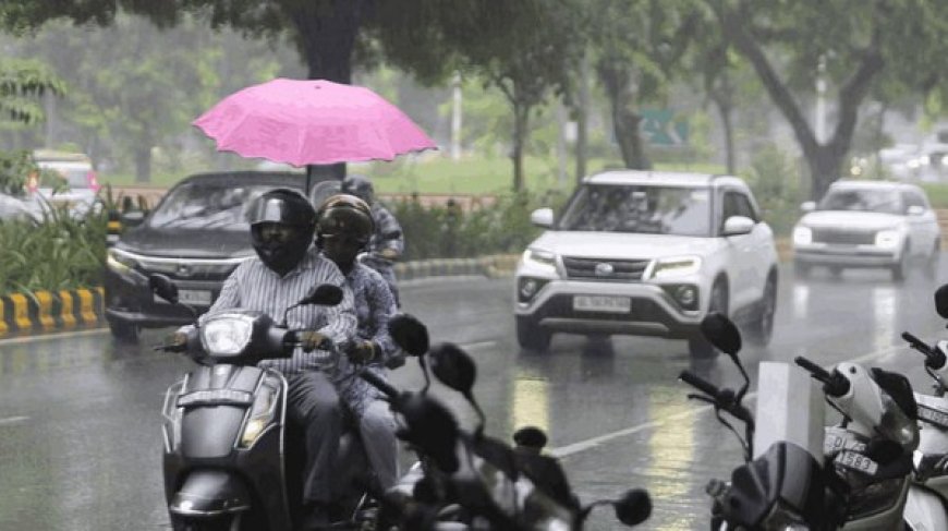 दिल्ली में मौसम ने ली करवट, कई इलाकों में हुई बारिश; उमस भरी गर्मी से लोगों को मिली राहत