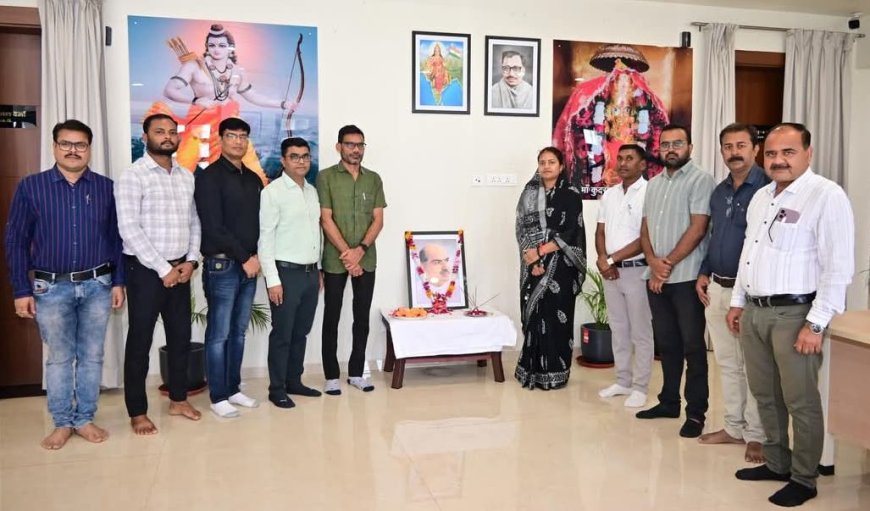 डॉ. श्यामा प्रसाद मुखर्जी की पुण्यतिथि पर महिला एवं बाल विकास मंत्री श्रीमती लक्ष्मी राजवाड़े ने अर्पित की श्रद्धांजलि