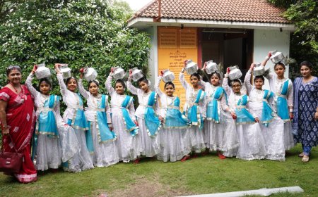 डीपीएस मरोदा  के छात्राओ ने अपने नृत्य कौशल से किया मंत्रमुग्ध  