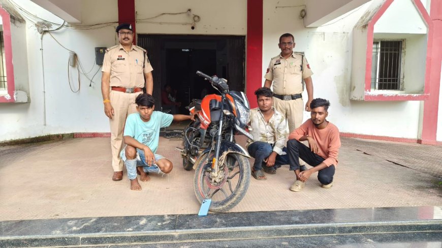 महासमुंद पुलिस के द्वारा थाना बसना क्षेत्र में लुट पाट करने वाले का खुलासा।