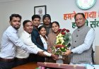 मुख्यमंत्री  साय से शासकीय आदर्श पोस्ट मैट्रिक आदिवासी बालक छात्रावास के प्रतिनिधिमंडल ने की सौजन्य मुलाकात