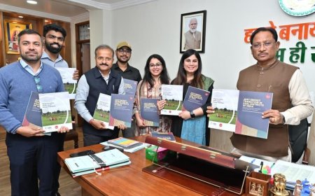 मुख्यमंत्री  विष्णु देव साय ने आईआईएसडी–स्वनिति इनिशिएटिव की ‘मैपिंग इंडियाज स्टेट लेवल एनर्जी ट्रांज़िशन: छत्तीसगढ़’ रिपोर्ट का किया विमोचन