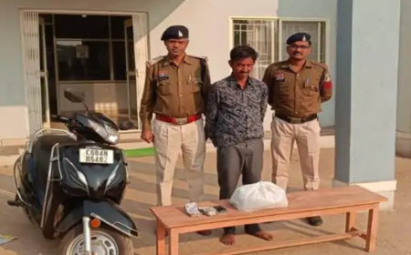 दुर्ग की पद्मनाभपुर थाना पुलिस ने गांजा बेचने और सप्लाई करने वाले मुख्य आरोपी को गिरफ्तार किया