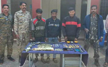 छ्त्तीसगढ़ के बस्तर जिले में पुलिस ने 3 राज्यों में चोरी करने वाले 3 चोरों को गिरफ्तार किया
