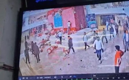 छत्तीसगढ़ बंद के दौरान रायपुर के मैग्नेटो मॉल में जमकर हंगामा और तोड़फोड़ हुई