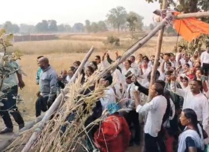 छत्तीसगढ़ के कोरबा जिले में ईसाई समुदाय के प्रार्थना सभा को लेकर जमकर बवाल हुआ