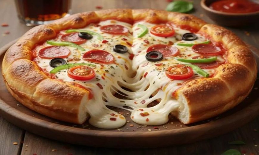 सिर्फ 10 मिनट में घर पर बनाएं डोमिनोज जैसा पिज़्ज़ा! ब्रेड चीज़ बर्स्ट की आसान विधि