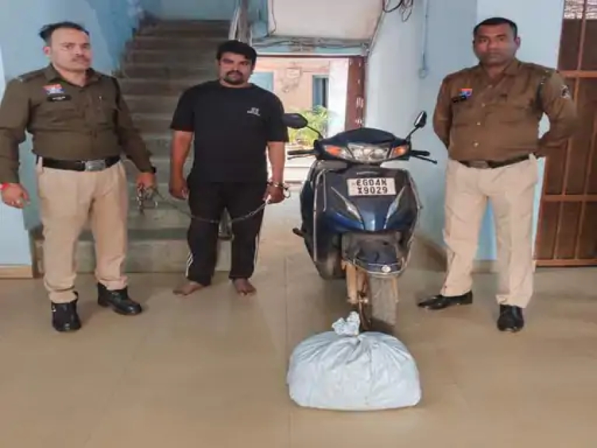 रायपुर के आरंग पुलिस ने 5 किलो अवैध गांजा, 2 मॉनिटर लिजर्ड (गोह) और 1 लाख 27 हजार 260 रुपए कैश के साथ एक आरोपी को गिरफ्तार किया