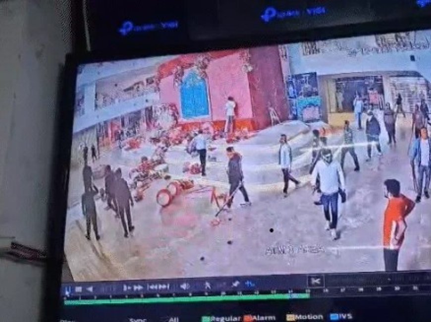 छत्तीसगढ़ बंद के दौरान रायपुर के मैग्नेटो मॉल में जमकर हंगामा और तोड़फोड़ हुई