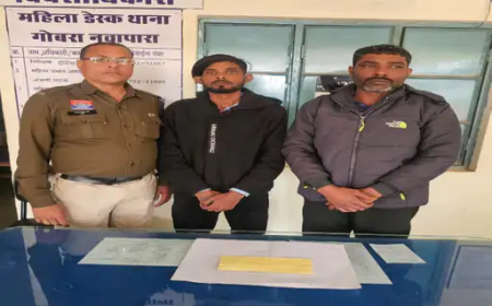 छत्तीसगढ़ के धमतरी जिले से हेरोइन लाकर रायपुर में बेचने की फिराक में घूम रहे 2 ड्रग तस्करों को रायपुर पुलिस के अधिकारियों ने पकड़ा