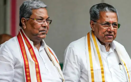 मुख्यमंत्री सिद्धारमैया ने शुक्रवार को केरल के मुख्यमंत्री पिनाराई विजयन को चिट्‌ठी लिखी