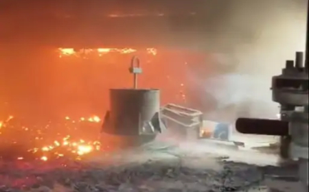 भिलाई इस्पात संयंत्र (बीएसपी) में सोमवार देर रात बड़ा हादसा हो गया