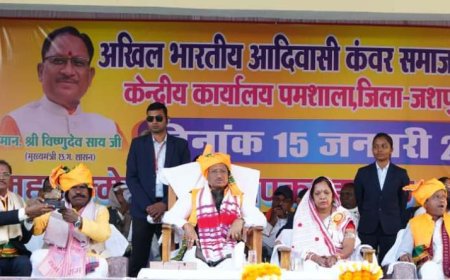 मुख्यमंत्री  साय ने जशपुर जिले को 122 करोड़ से अधिक के विकास कार्यो की दी सौगात