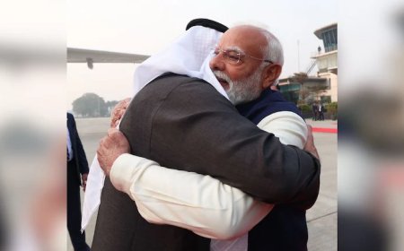 UAE राष्ट्रपति की तीन घंटे की भारत यात्रा: पीएम मोदी ने किया खास स्वागत, कई बड़े समझौते हुए तय