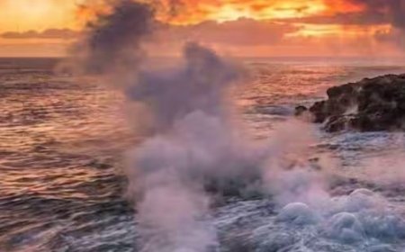 गुजरात तट पर अरब सागर में रहस्यमयी उबलते पानी ने मचाई हड़कंप