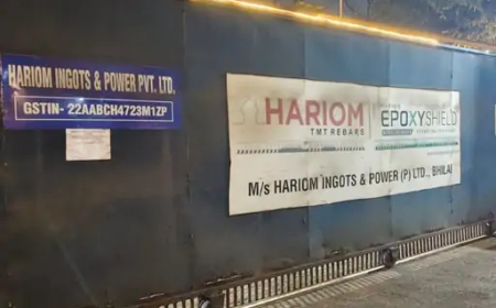 दुर्ग जिले के भिलाई स्थित हरिओम इन्गोट्स एंड पावर लिमिटेड कंपनी में जीएसटी विभाग की टीम की कार्रवाई रही