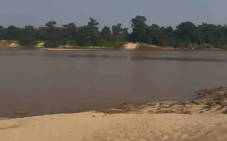 छत्तीसगढ़ के बीजापुर में इंद्रावती नदी में नाव पलटने से एक ही परिवार के 4 लोग तेज बहाव में बह गए