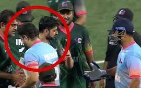 इरफान पठान ने शोएब मलिक को लगाया गले! प्रदर्शनी मैच में पाकिस्तान से हारा भारत