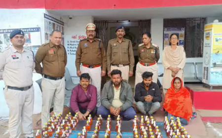 दुर्ग जिले के कुम्हारी, पुरानी भिलाई और ACCU पुलिस की संयुक्त टीम ने अलग-अलग स्थानों पर दबिश देकर अवैध शराब बेचते हुए 2 महिलाओं सहित कुल 7 आरोपियों को गिरफ्तार किया