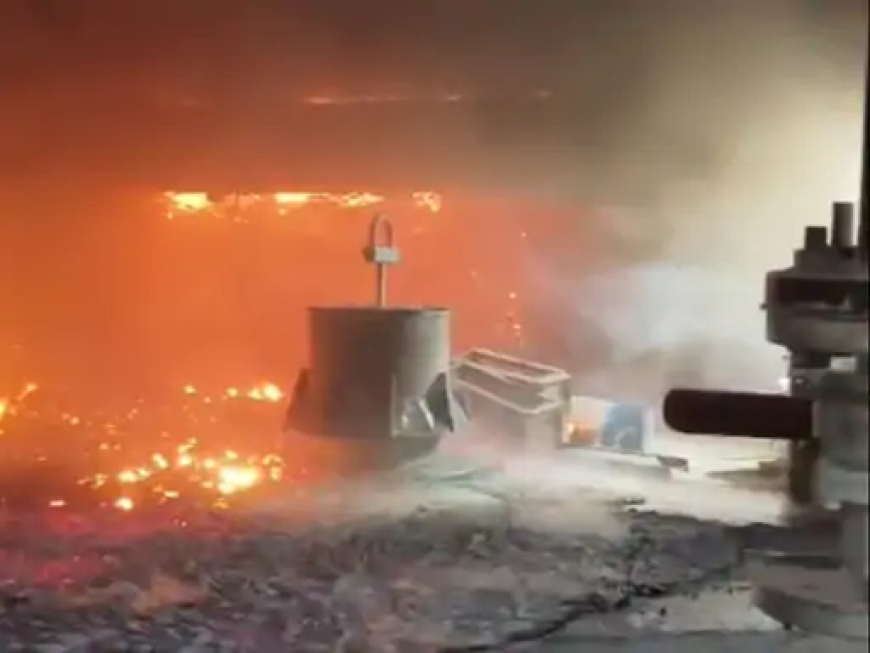 भिलाई इस्पात संयंत्र (बीएसपी) में सोमवार देर रात बड़ा हादसा हो गया