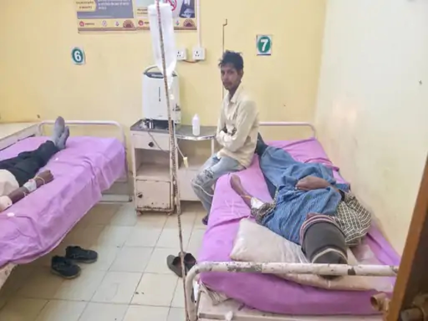 बलरामपुर जिले के डिंडो ग्राम पंचायत में कोदो भात खाने से एक ही परिवार के नौ सदस्य बीमार पड़ गए