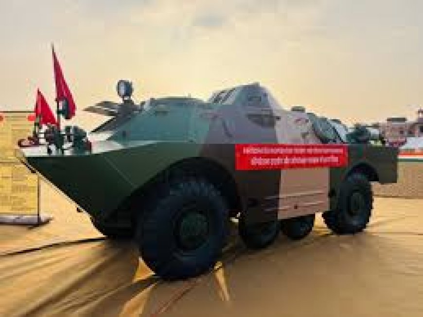 आधुनिक हथियार और सैन्य वाहन ने दिखाई शक्ति