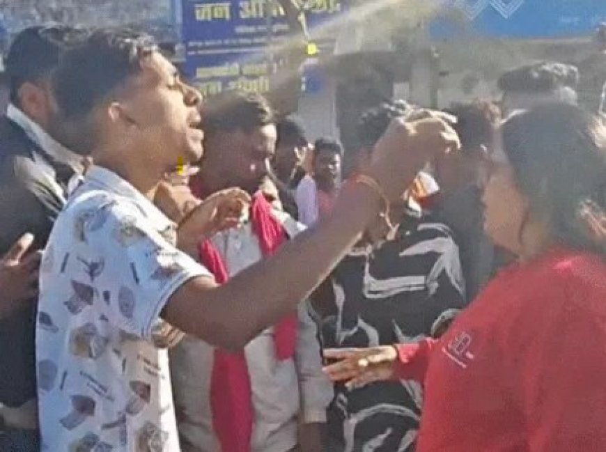 दुर्ग शहर की बिगड़ती ट्रैफिक व्यवस्था को सुधारने के लिए अतिक्रमण हटाने की कार्रवाई की गई