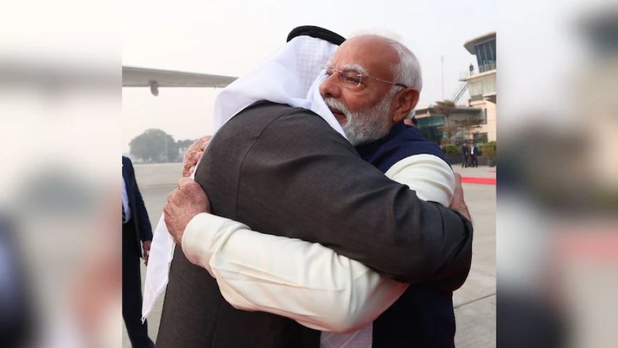 UAE राष्ट्रपति की तीन घंटे की भारत यात्रा: पीएम मोदी ने किया खास स्वागत, कई बड़े समझौते हुए तय