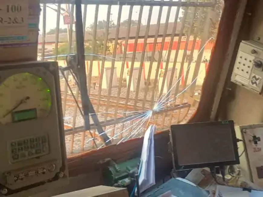 भिलाई में एक बार फिर चलती ट्रेन पर पथराव की घटना सामने आई