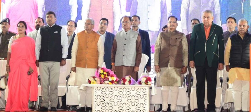 वन्देमातरम गीत आजादी का शस्त्र : मुख्यमंत्री विष्णु देव साय