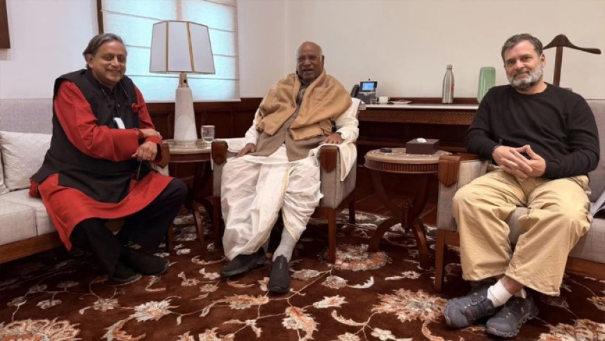 सब कुछ ठीक, सब एक साथ- राहुल और खरगे से मुलाकात के बाद बोले शशि थरूर