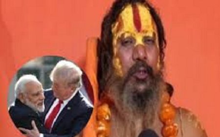 परमहंस आचार्य का दावा, ट्रंप ने पीएम मोदी पर कराया था वशीकरण, हमने वैदिक मंत्रों से कराया मुक्त