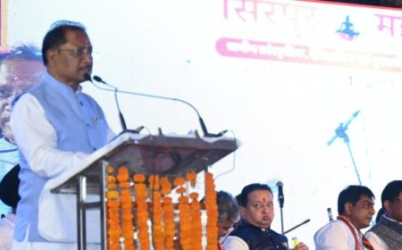 मुख्यमंत्री  विष्णु देव साय ने किया तीन दिवसीय सिरपुर महोत्सव का शुभारंभ