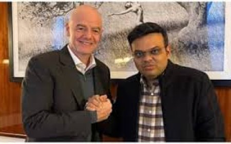 आईसीसी चेयरमैन जय शाह से मिले फीफा अध्यक्ष गियानी इनफैनटिनो; तस्वीर साझा कर जताई खुशी