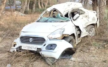 छत्तीसगढ़ के कांकेर में एक सड़क हादसे में दो छात्रों की मौत