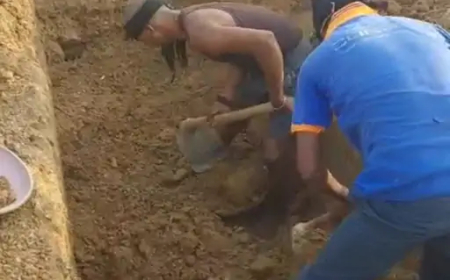 छत्तीसगढ़ के धमतरी में एक युवक का शव दफनाने के तीन दिन बाद पुलिस ने कब्र खोदकर बाहर निकाला