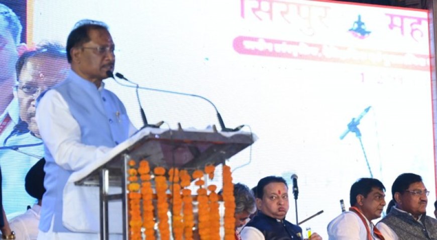 मुख्यमंत्री  विष्णु देव साय ने किया तीन दिवसीय सिरपुर महोत्सव का शुभारंभ