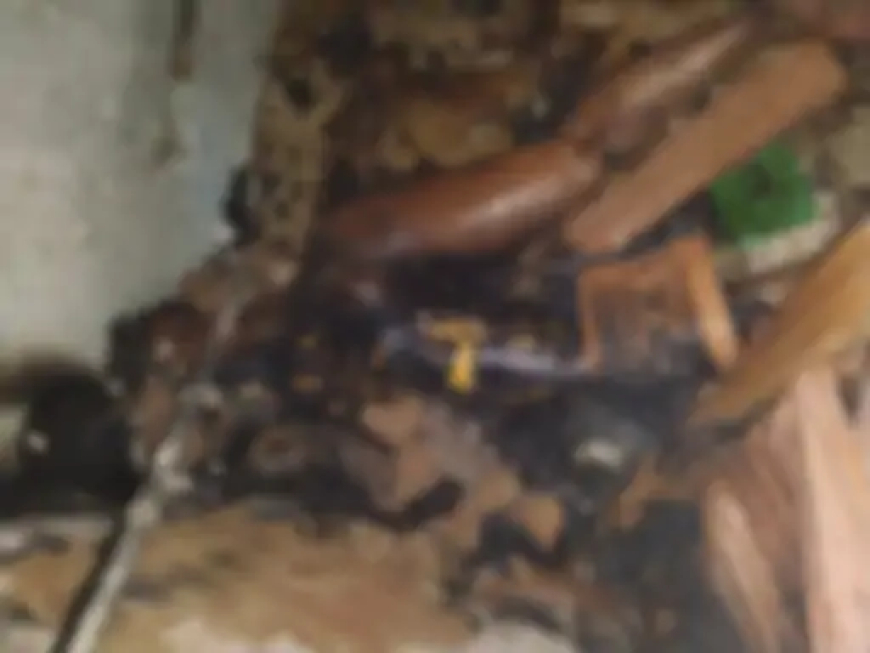 'आत्महत्या के लिए मैं जिम्मेदार' लिखकर खुद को जलाया