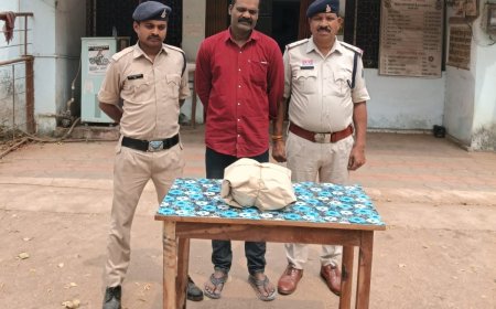 Durg Crime News: नेवई-उतई पुलिस की बड़ी कार्रवाई, 3 आरोपी गिरफ्तार, लाखों का गांजा जब्त