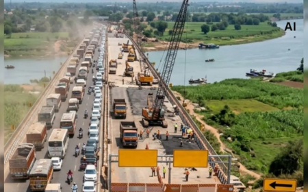 दुर्ग-रायपुर खारून नदी पुल एक महीने बंद: डायवर्सन रिहर्सल में दिखी अव्यवस्था, ट्रैफिक प्लान में सुधार के निर्देश