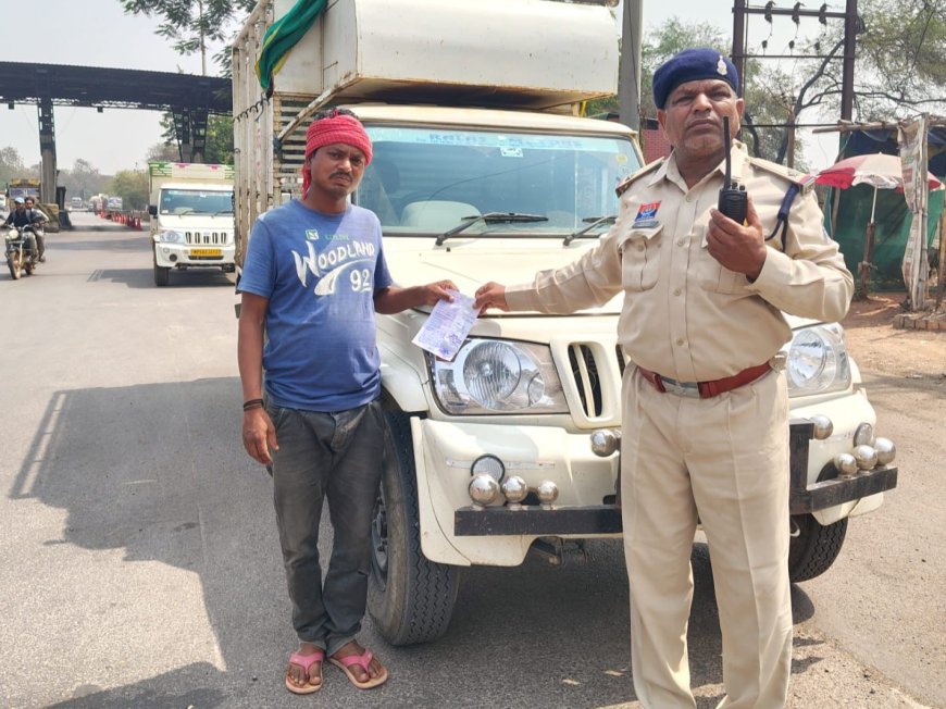 दुर्ग में ट्रैफिक पुलिस की सख्ती का असर: चालान 85% बढ़े, सड़क हादसों में 27 कम मौतें